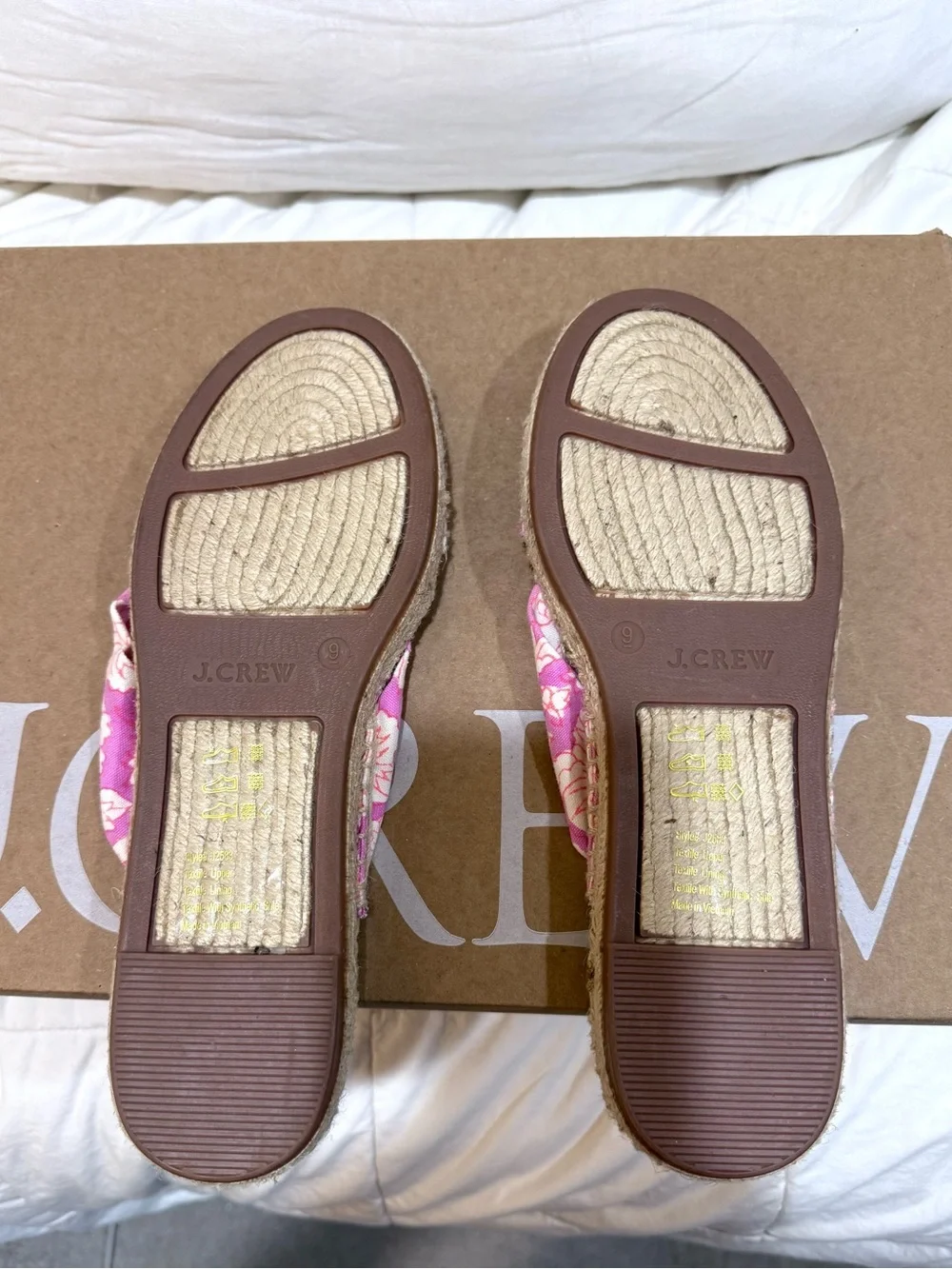 J. Crew slip espadrille